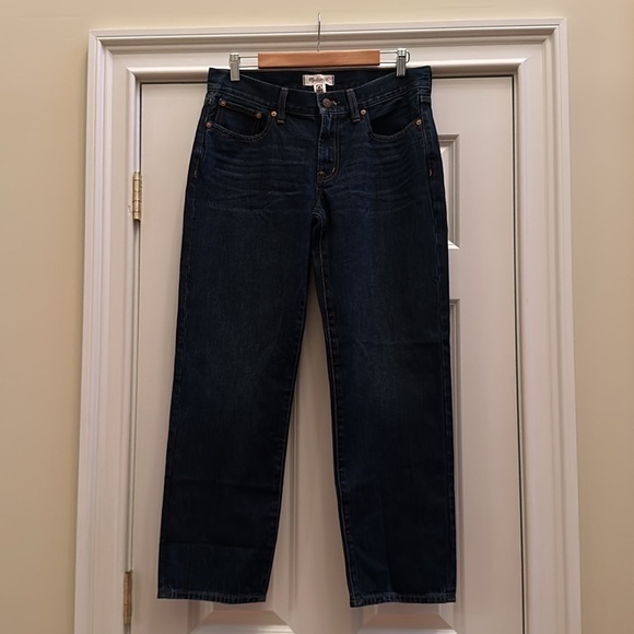 Madewell The Low Rise Perfect Vintage Straight Jeans in Lilycrest 29 - Picture 9 of 13